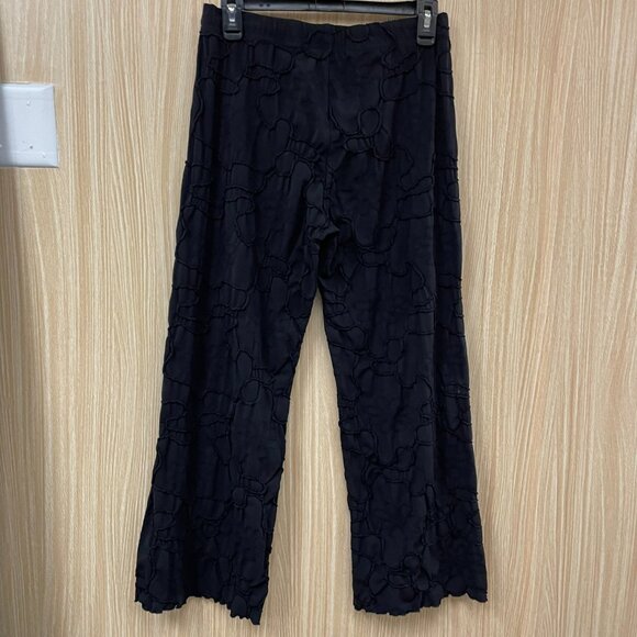 Haystacks Black Textured Pants Size Medium - Picture 4 of 6